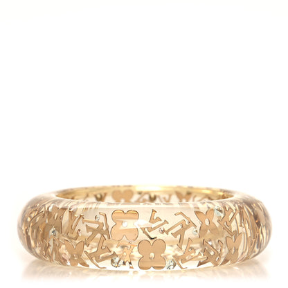 Louis Vuitton Resin Swarovski Medium Inclusion Bracelet GM Transparent 1 of 3
