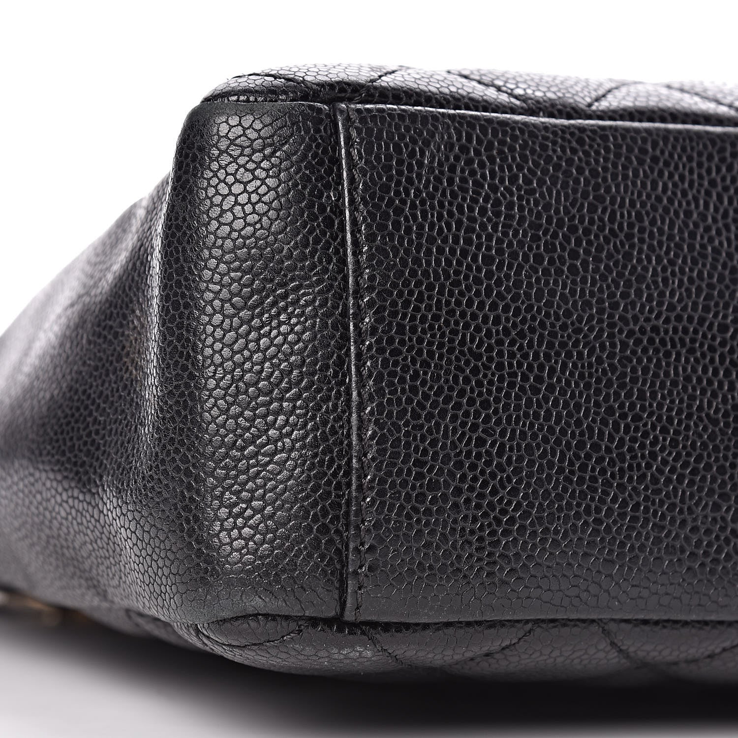 Chanel Caviar Quilted Petit Shopping Tote PST Black 9 of 10