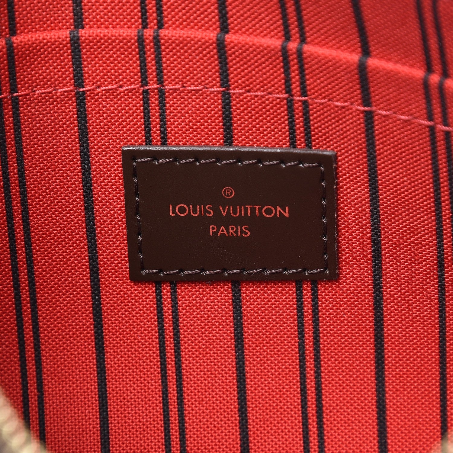 Louis Vuitton Damier Ebene Neverfull MM GM Pochette 5 of 7