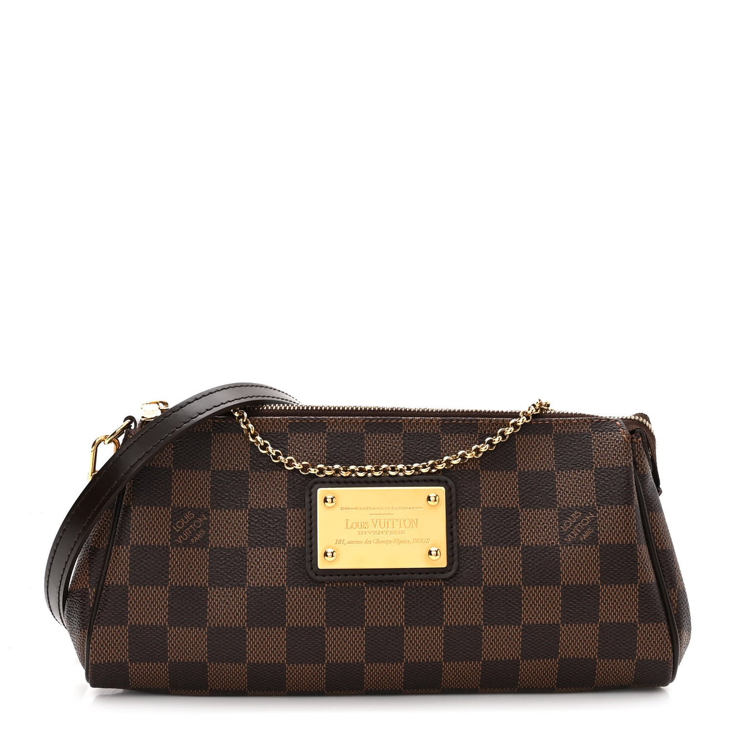 Damier Ebene Eva Clutch