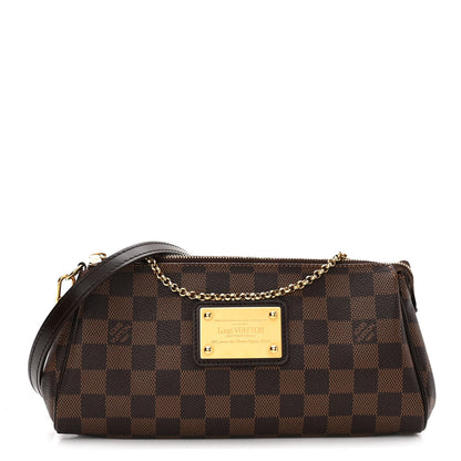 Louis Vuitton Damier Ebene Eva Clutch 1 of 10