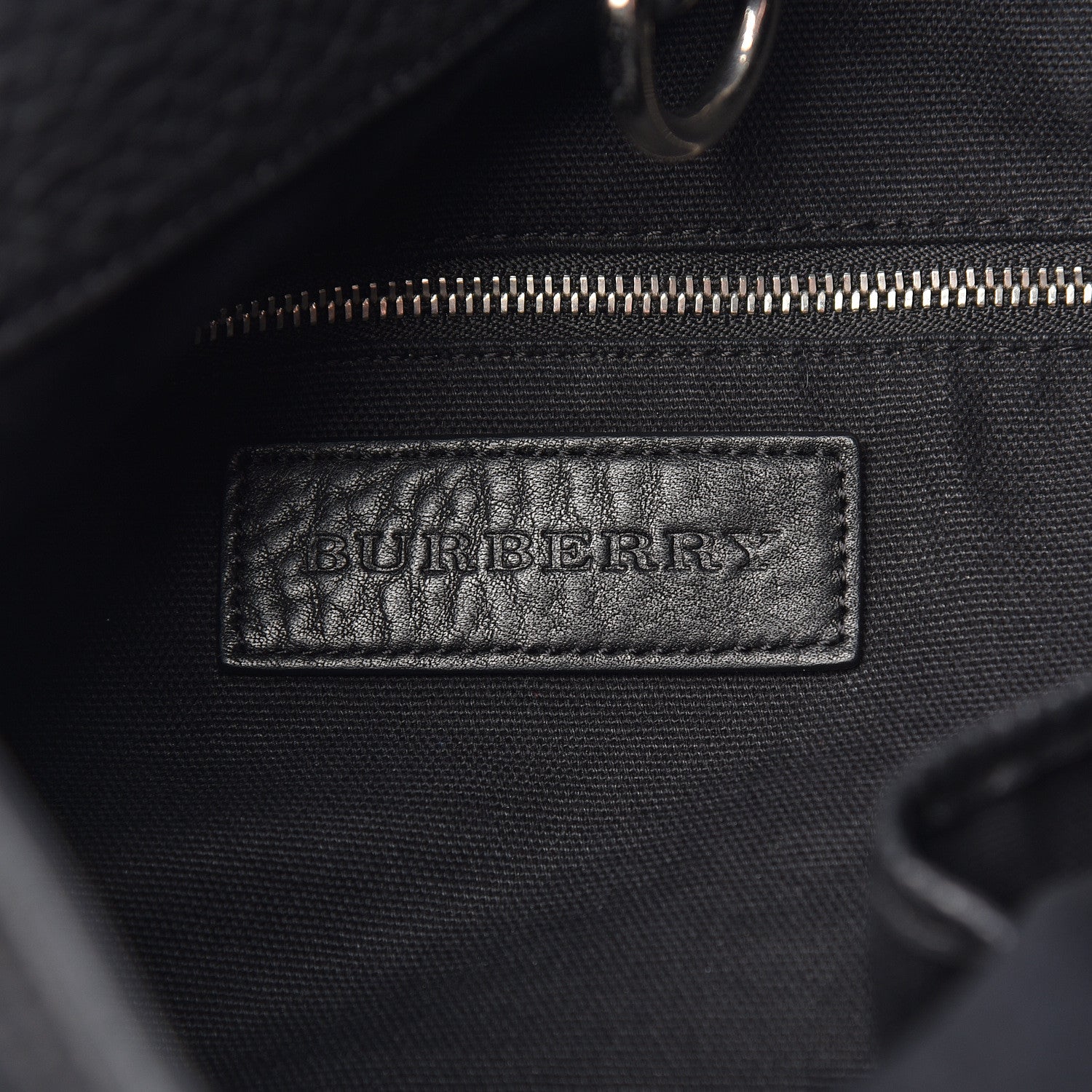 Burberry Calfskin Studded Medium Susanna Hobo Black 6 of 12