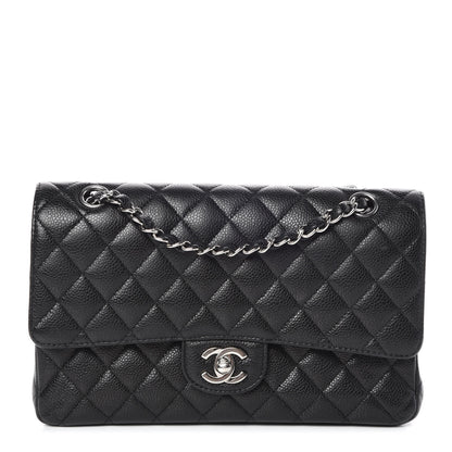 Chanel Caviar Quilted Medium Double Flap Black 1 of 8