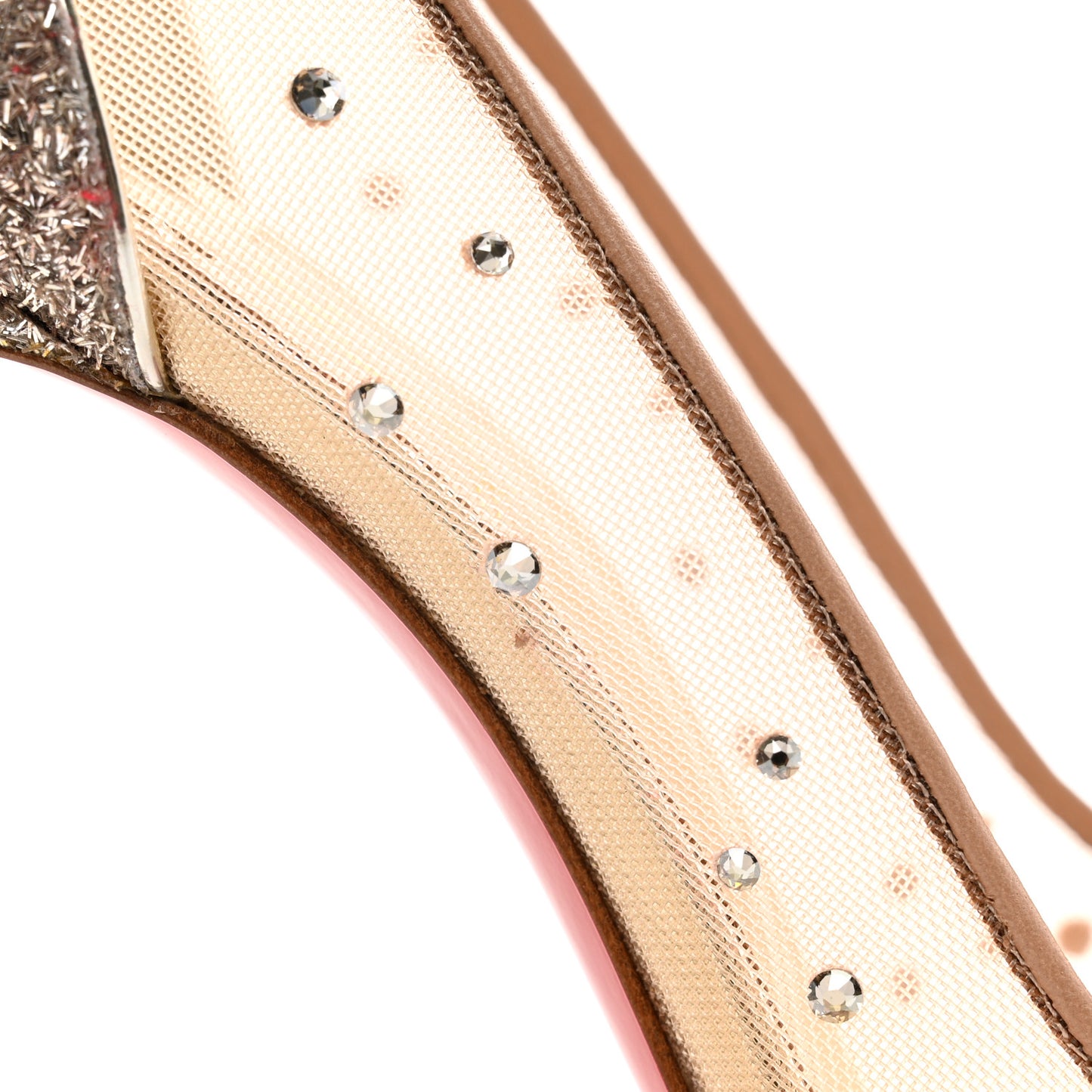 Rete Glitter Mini Specchio Strass Follies 100 Pumps 40 Pearl