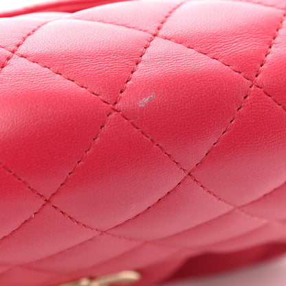 Chanel Lambskin Quilted Mini Square Flap Pink 11 of 13