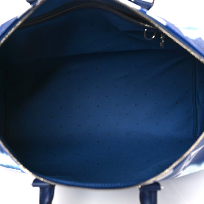 Louis Vuitton LOUIS VUITTON Monogram Escale Keepall Bandouliere 50 Blue 4 of 8