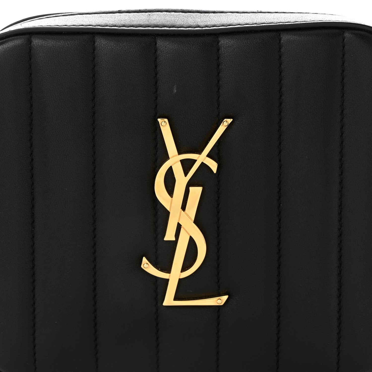 Saint Laurent Lambskin Matelasse Vicky Monogram Belt Bag Black 8 of 11
