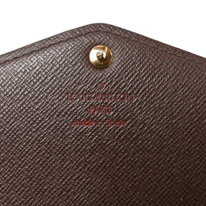 Louis Vuitton Damier Ebene Sarah Wallet NM 6 of 7