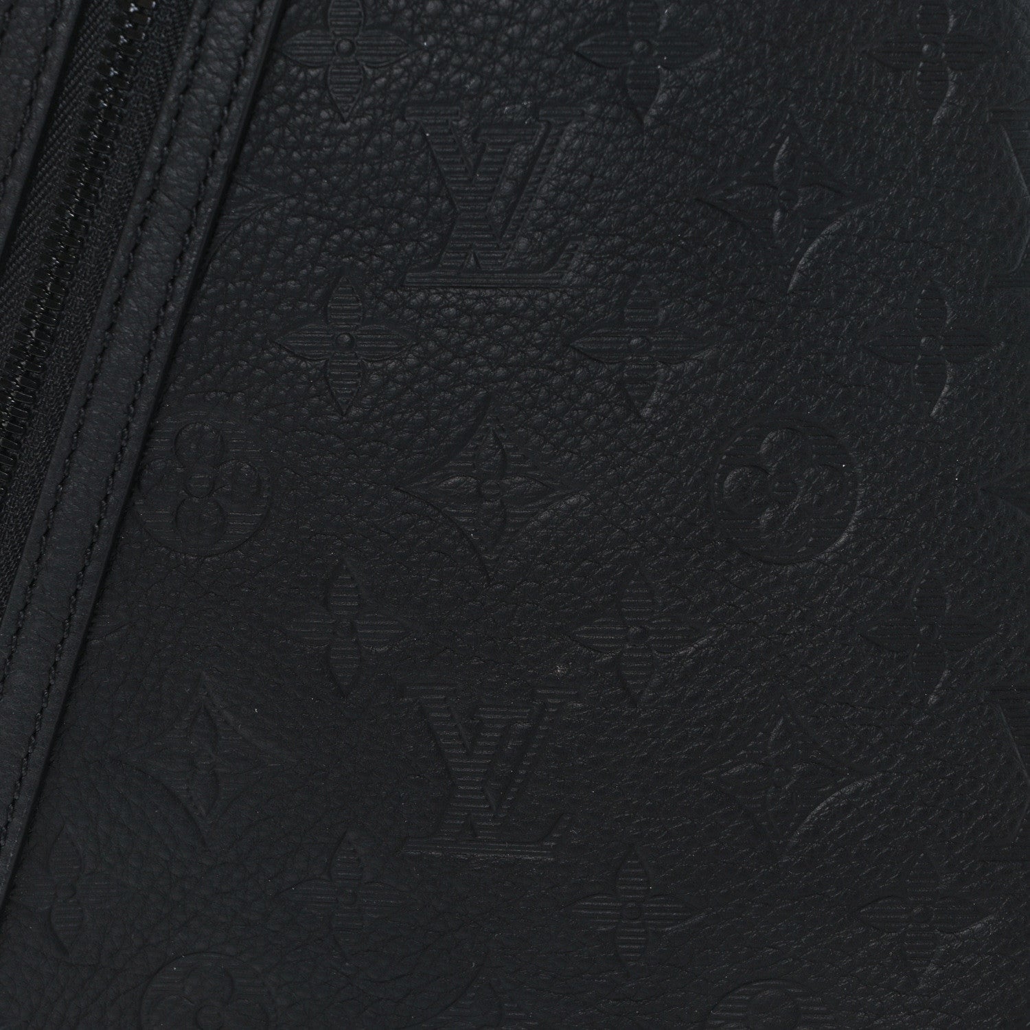 Louis Vuitton Calfskin Shadow Monogram Duo Slingbag Black 7 of 11