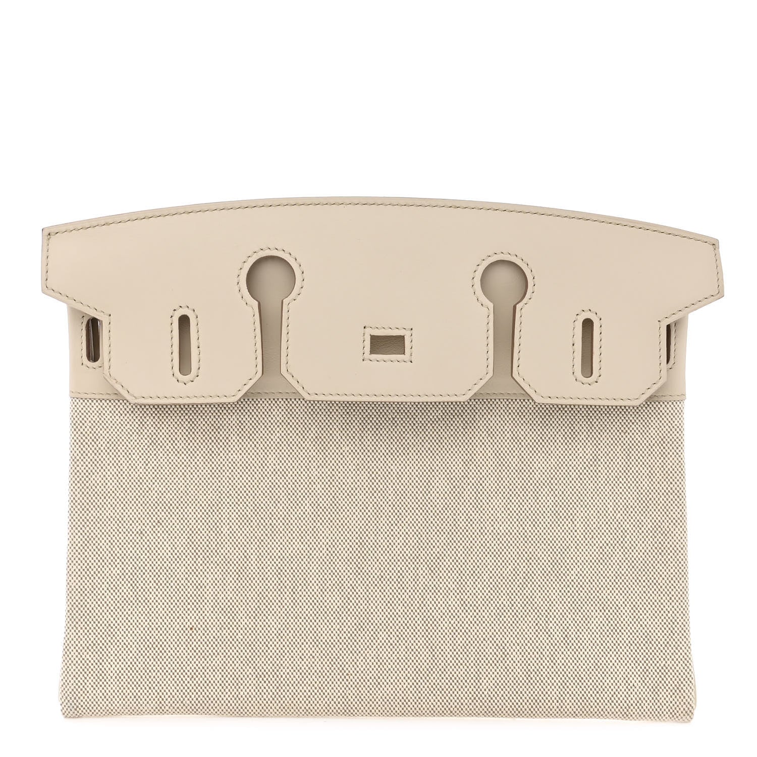 Hermes Togo Swift Canvas 3 in 1 Birkin 30 Craie 5 of 17