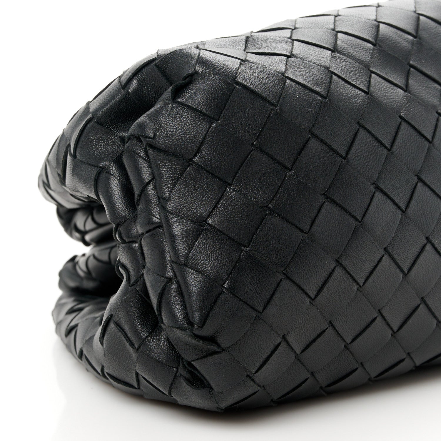 Bottega Veneta Nappa Maxi Intreccio The Pouch Oversized Clutch Black 10 of 11