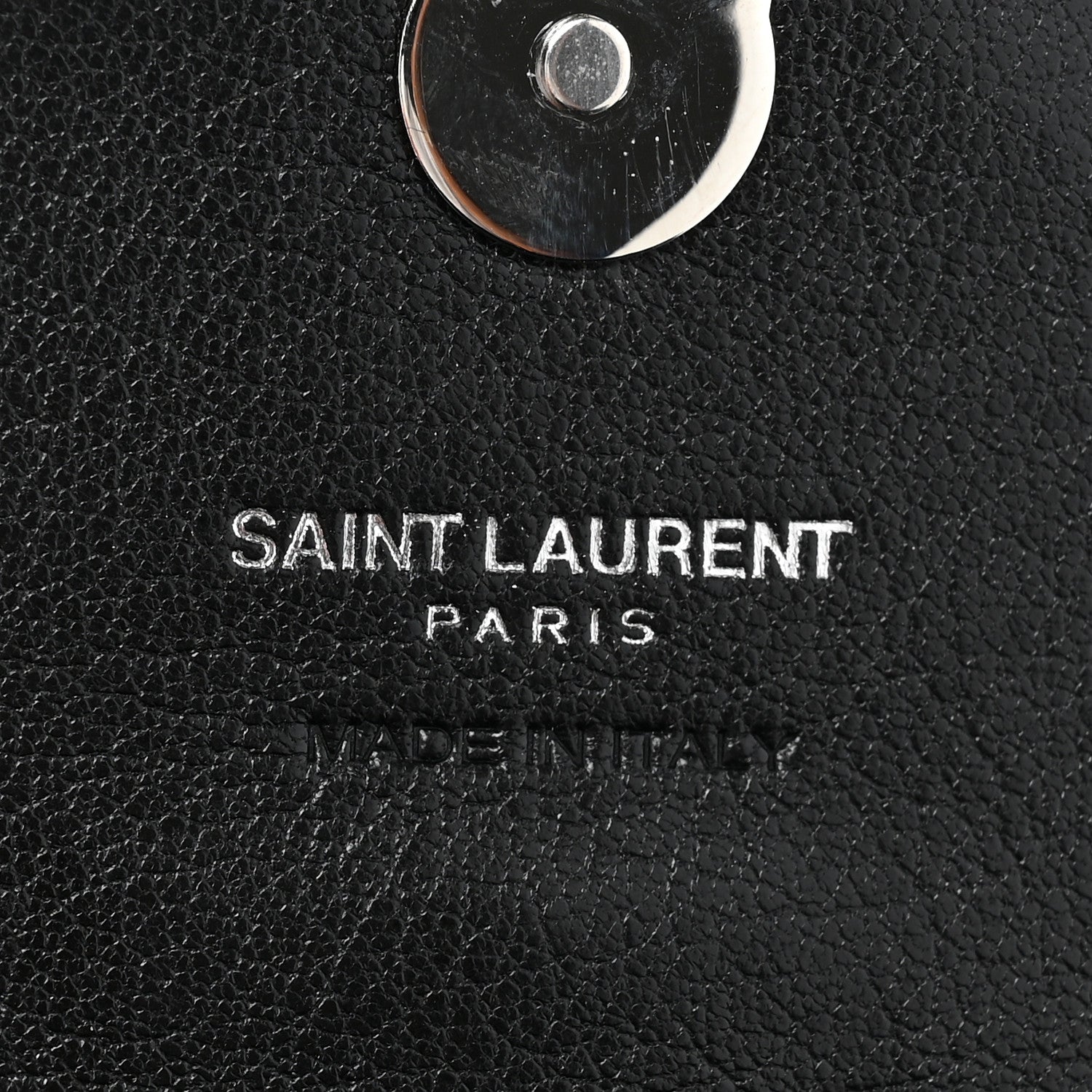 Saint Laurent Sheepskin Matelasse Chevron Monogram Mini College Bag Black 6 of 10