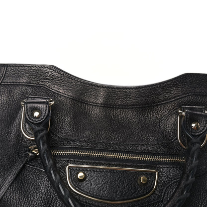 Balenciaga Chevre Gold Metallic Edge Hardware City Black 12 of 17