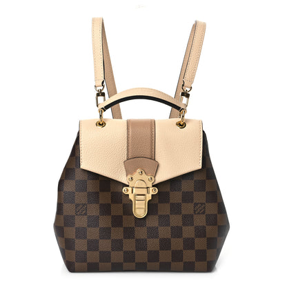 Louis Vuitton Damier Ebene Clapton Backpack Creme 1 of 8