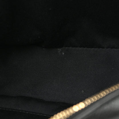 Saint Laurent Raffia Canvas Monogram Lou Camera Bag Black 11 of 14