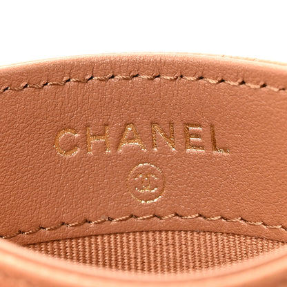 Chanel Caviar Quilted Card Holder Brown 7 of 9