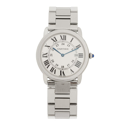 Cartier Stainless Steel 36mm Ronde Solo Quartz Watch 1 of 4