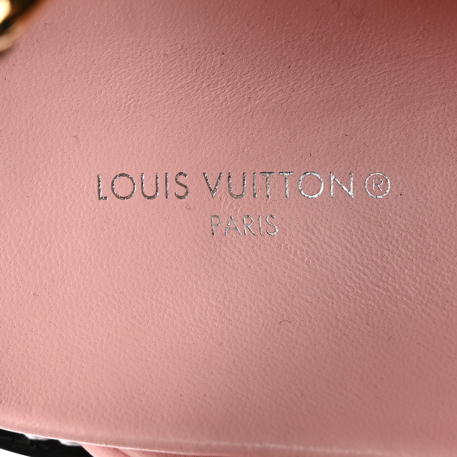 Louis Vuitton Lambskin Monogram Embossed Paseo Flat Comfort Sandals 37 Rose Clair 6 of 9