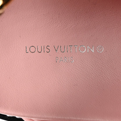Louis Vuitton Lambskin Monogram Embossed Paseo Flat Comfort Sandals 37 Rose Clair 6 of 9