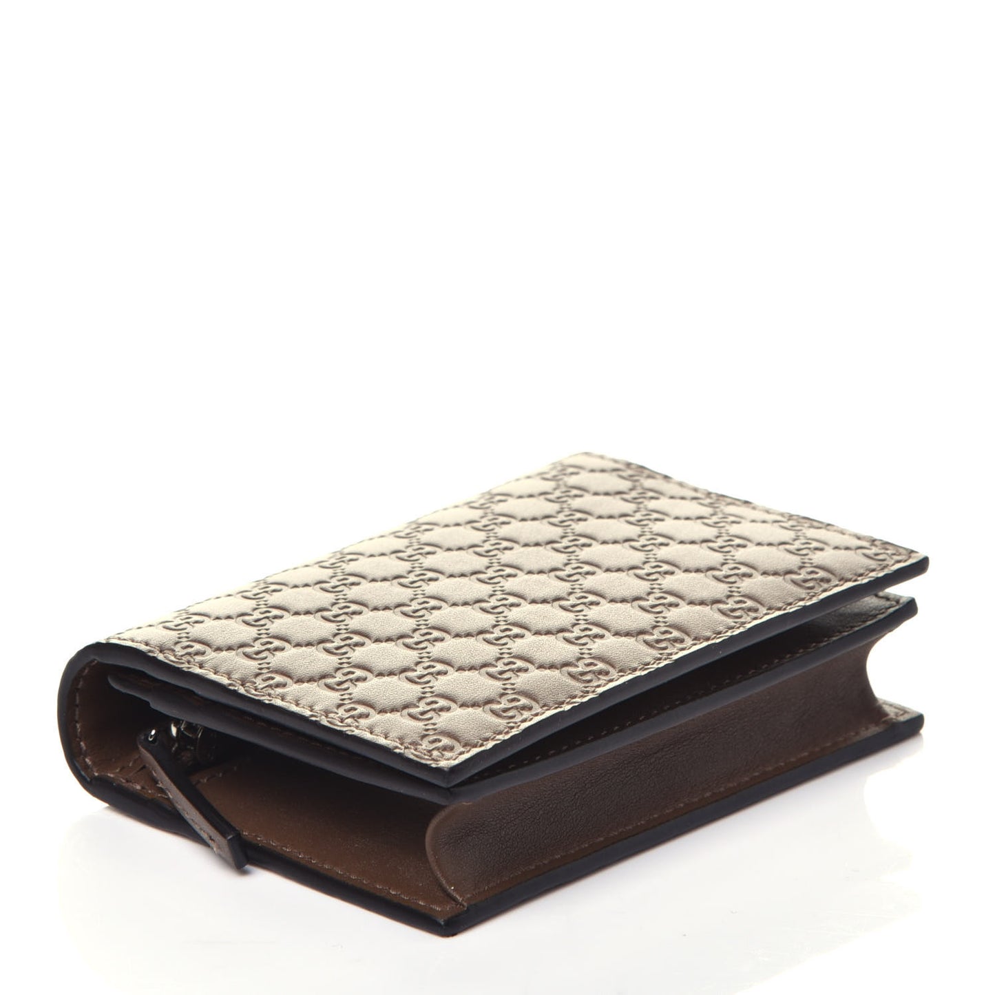 Microguccissima Card Case Wallet Acero
