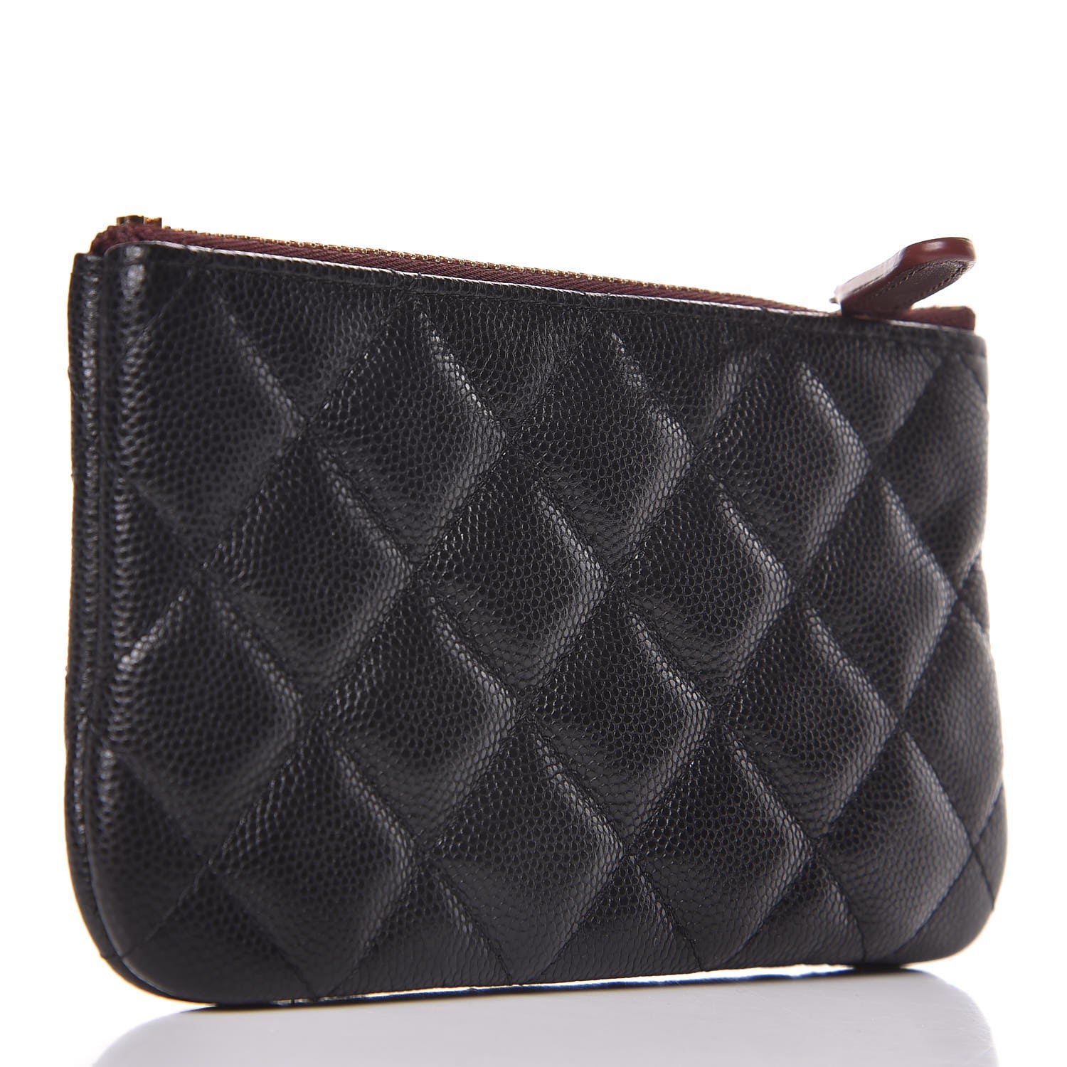 Chanel Caviar Quilted Small Cosmetic Case Black 3 of 8