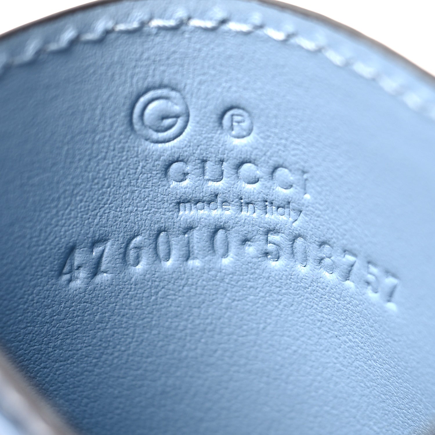 Gucci Microguccissima Card Holder Mineral Blue 6 of 10