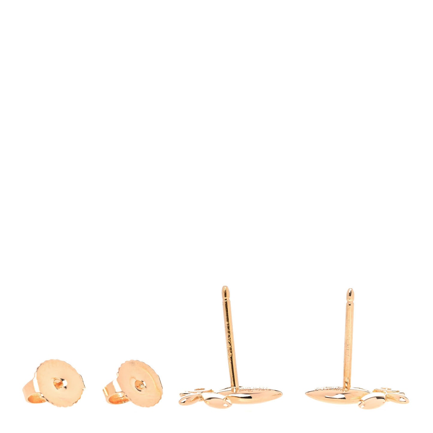 18K Rose Gold Diamond Paloma Picasso Olive Leaf Earrings