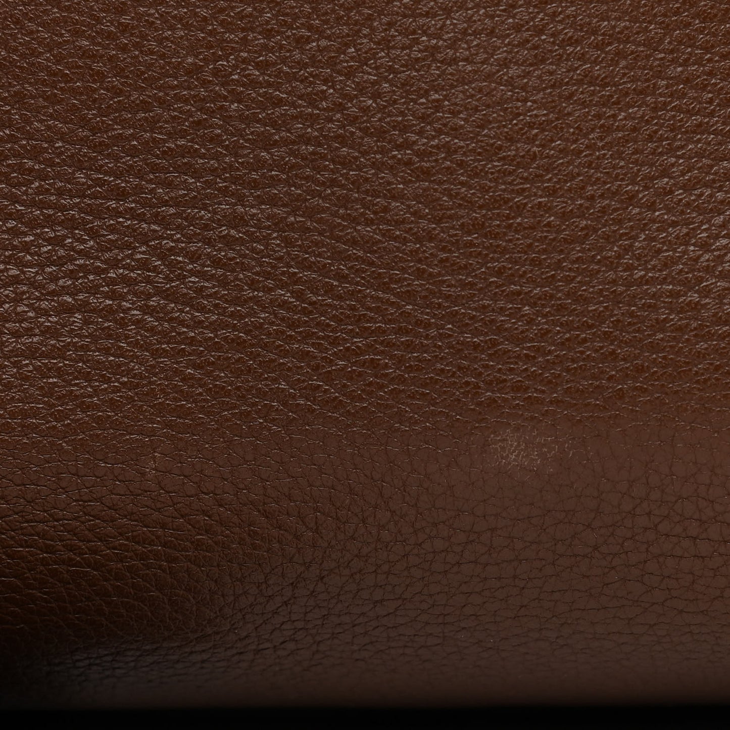 Pebbled Calfskin Large Lady Tassel Top Handle Bag Brown