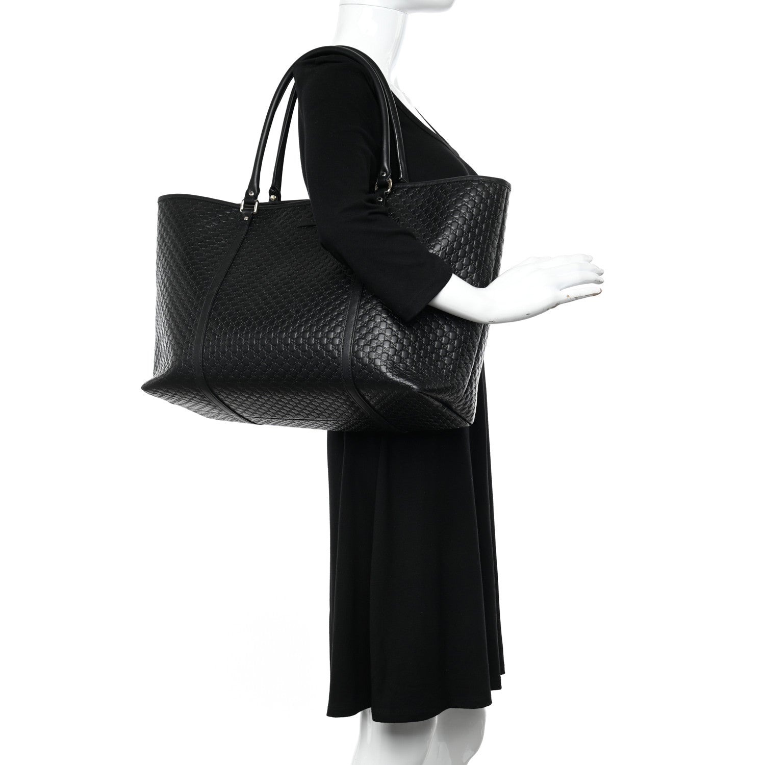 Gucci Microguccissima Large Joy Tote Black 2 of 15