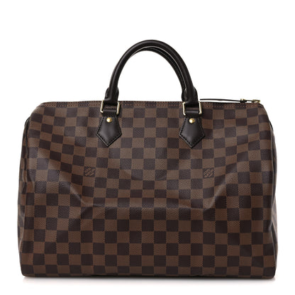 Louis Vuitton Damier Ebene Speedy 35 1 of 9