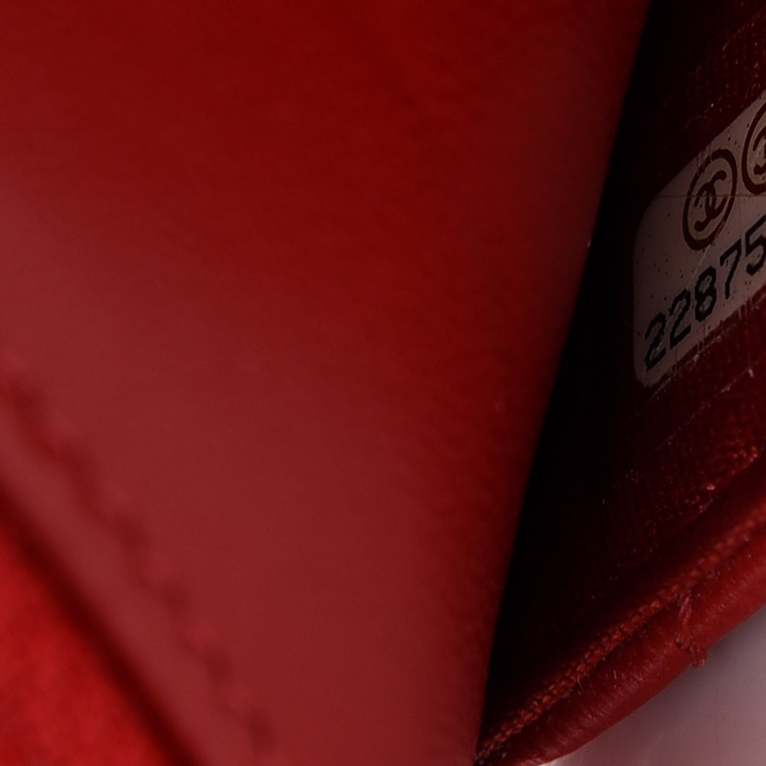 Chanel Lambskin Quilted Boy Wallet On Chain WOC Red 9 of 9