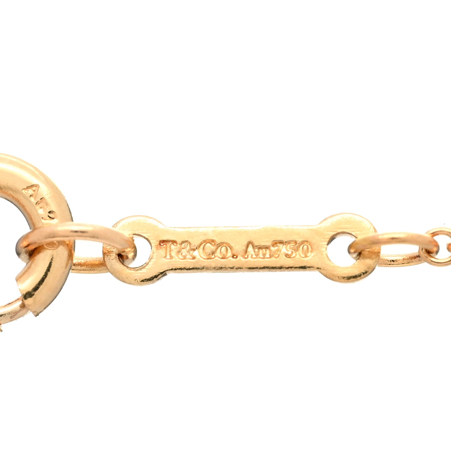 18K Rose Gold Paloma Picasso Olive Leaf Vine Pendant Necklace