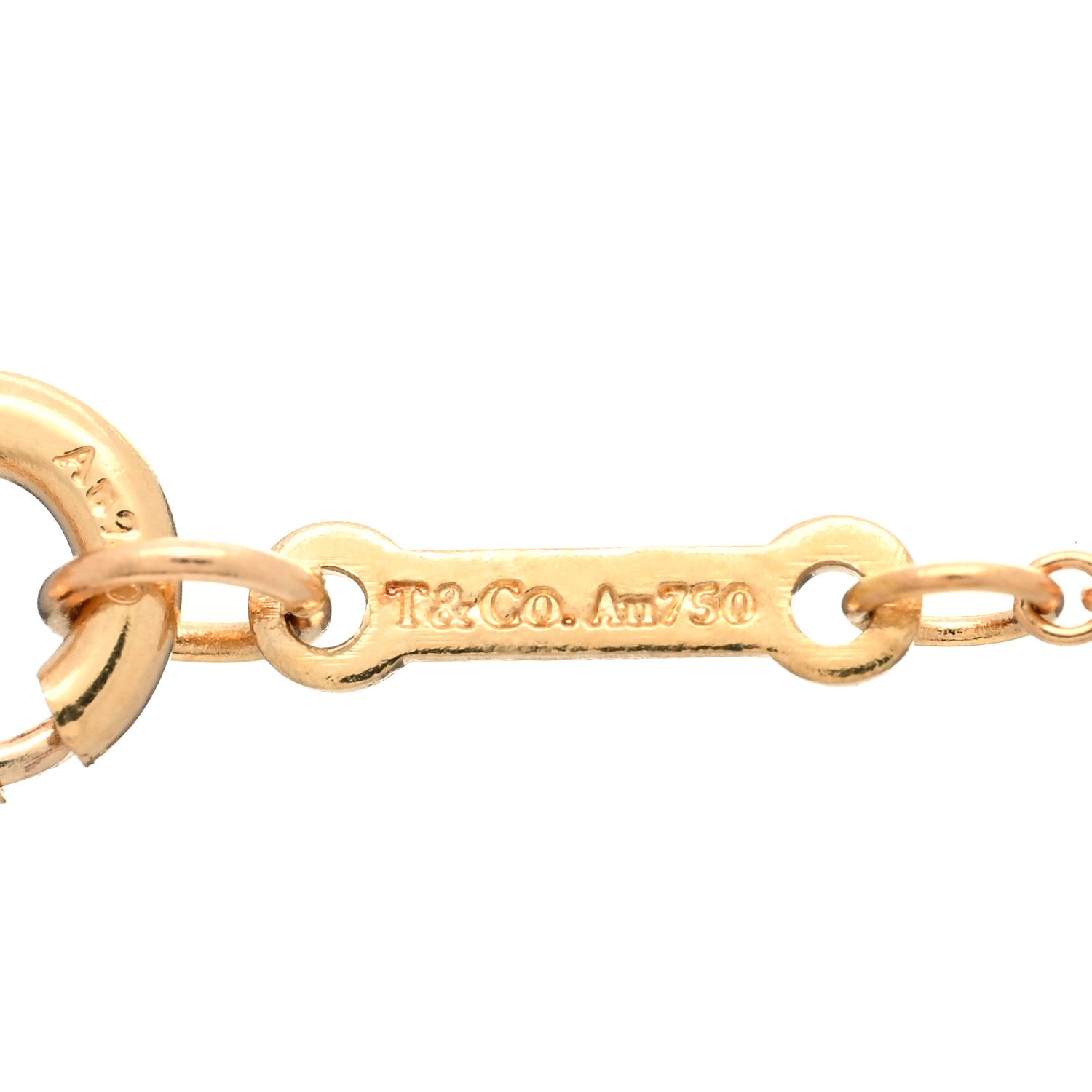 Tiffany 18K Rose Gold Paloma Picasso Olive Leaf Vine Pendant Necklace 5 of 6