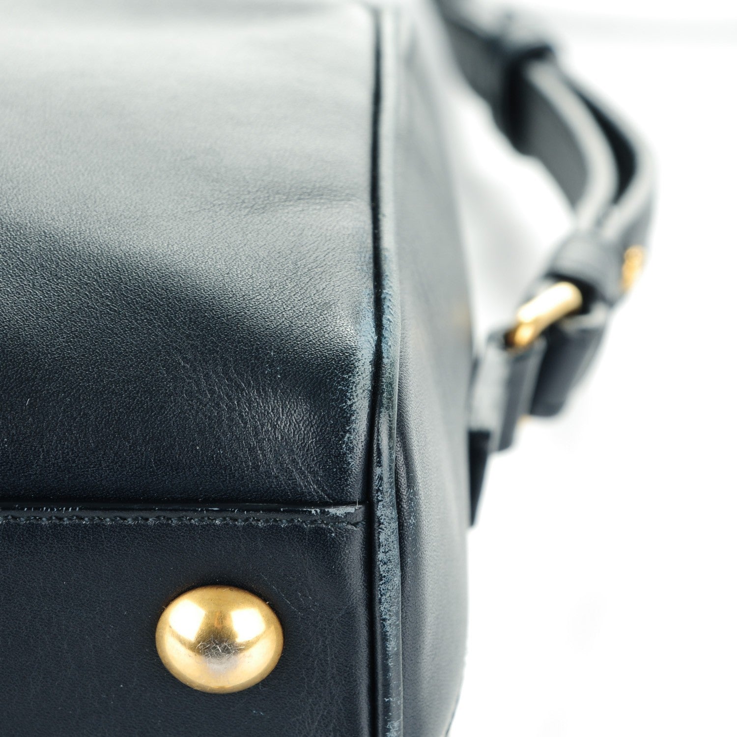Saint Laurent Calfskin Classic Baby Duffle Marine 10 of 14