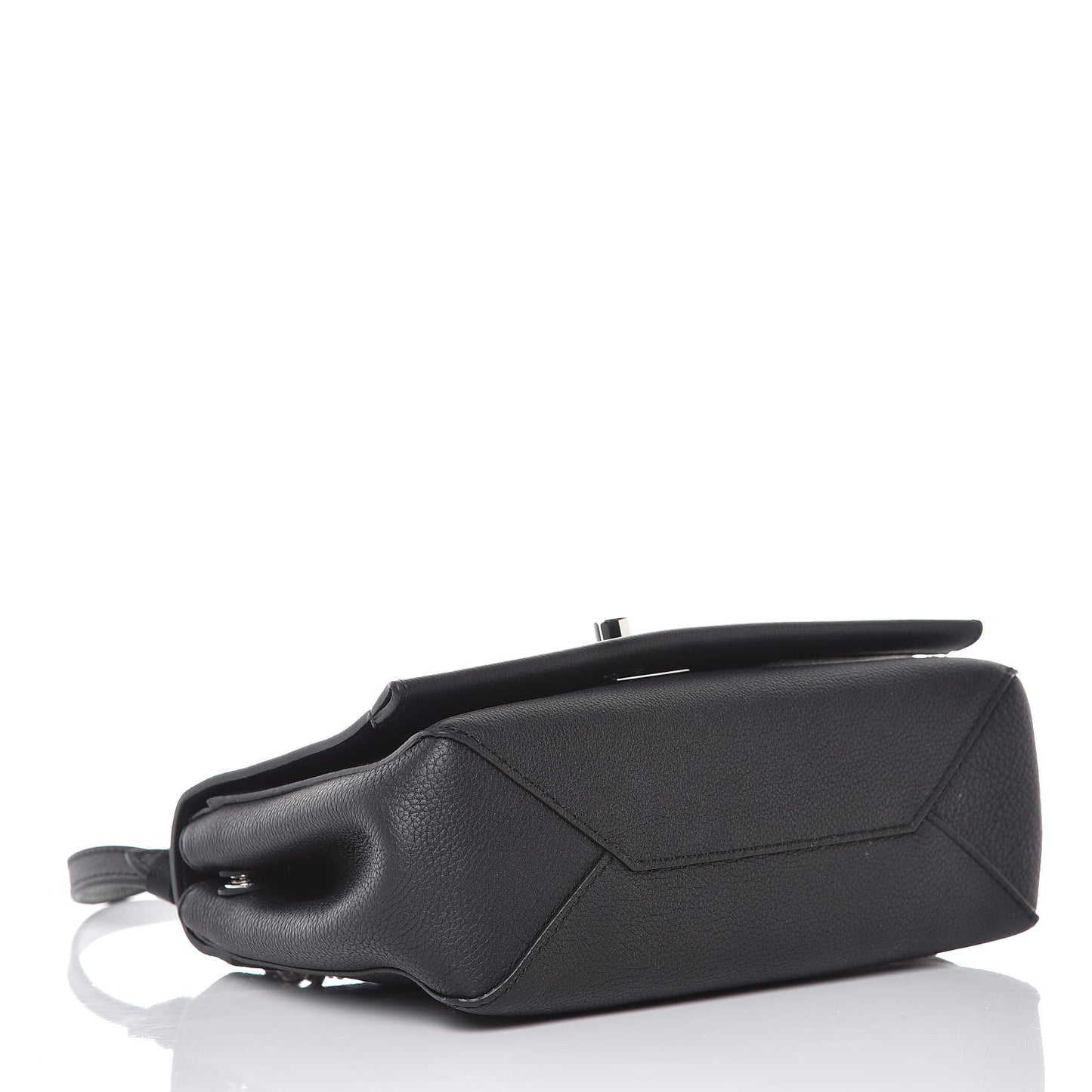Calfskin Lockme II Chain Bag BB Black