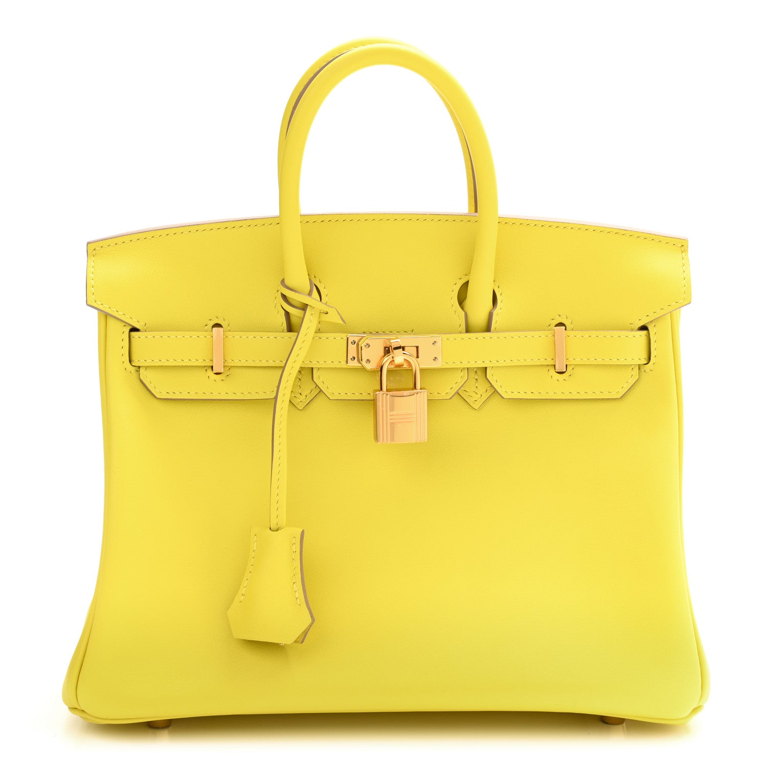 Hermes Swift Birkin 25 Lime 1 of 11