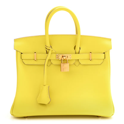Hermes Swift Birkin 25 Lime 1 of 11