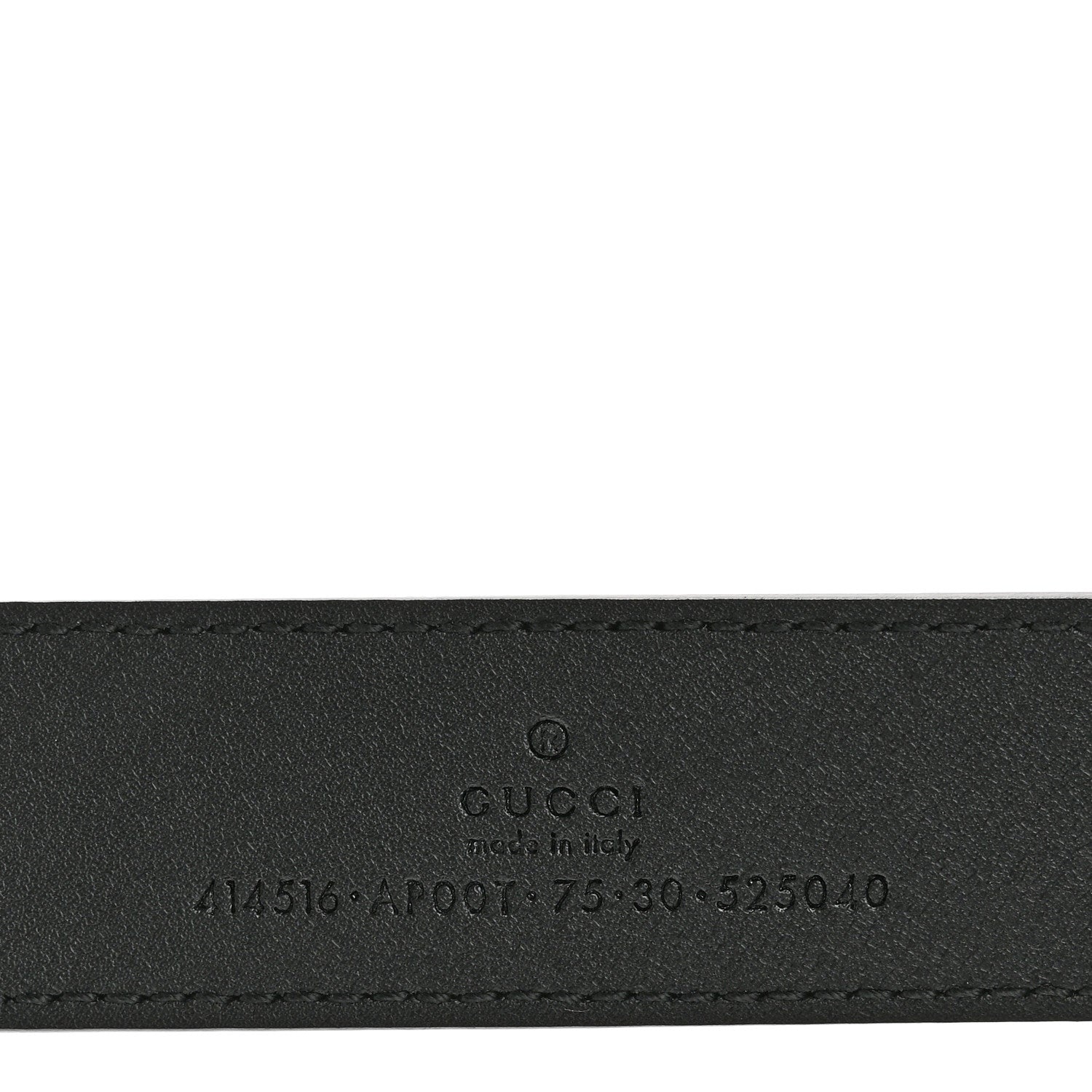Gucci Calfskin Double G Belt 75 30 Black 5 of 6