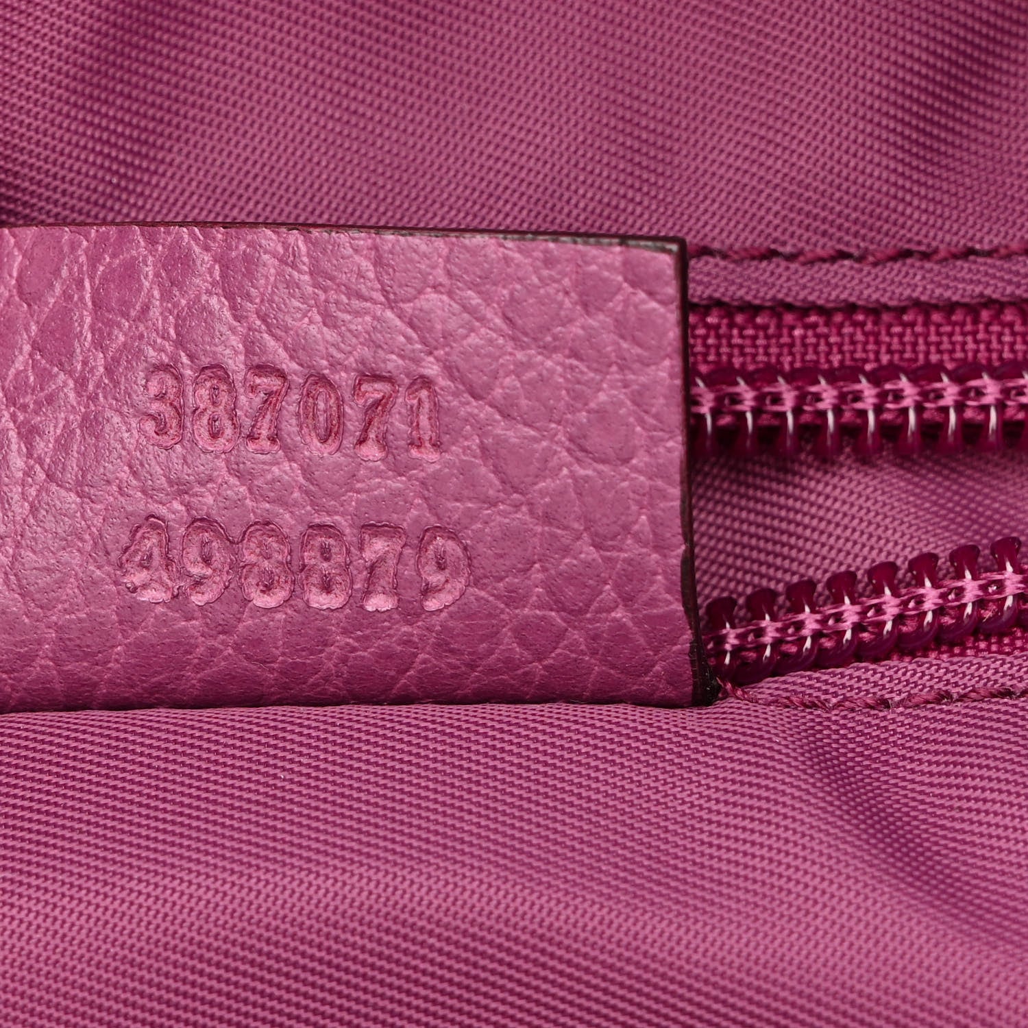 Gucci Nylon Monogram Dollar Calfskin Medium Light Double Buckle Backpack Peonia Flower 7 of 12
