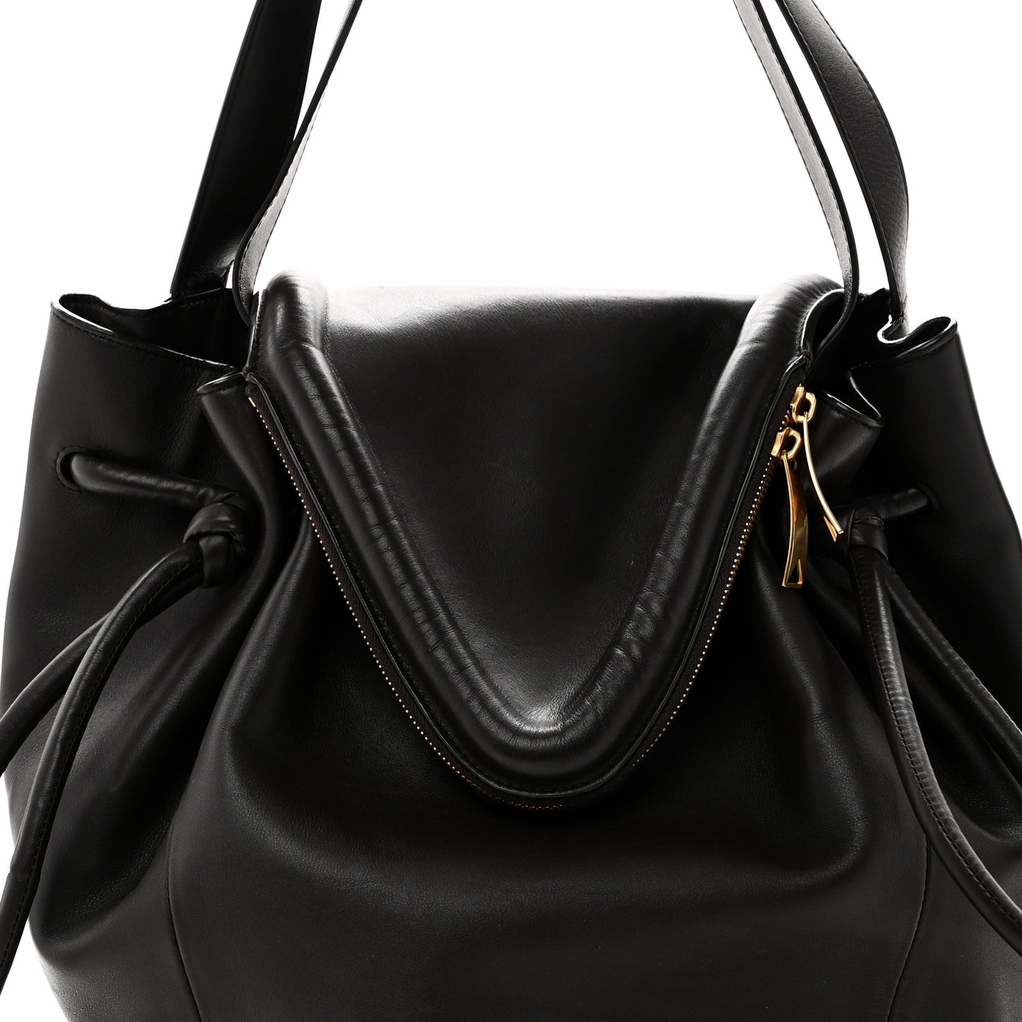 Calfskin Large Beak Tote Fondant