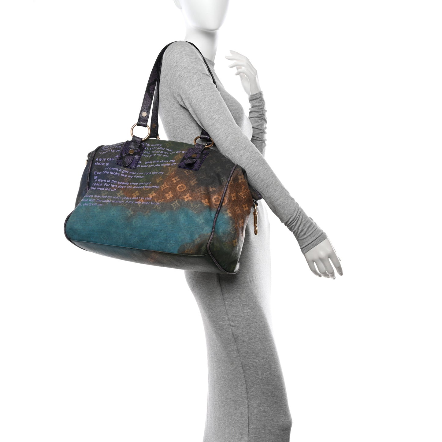 Richard Prince Monogram Karung Heartbreak Jokes Tote
