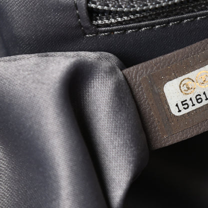 Chanel Calfskin Stitch Triptych Flap Black 7 of 10