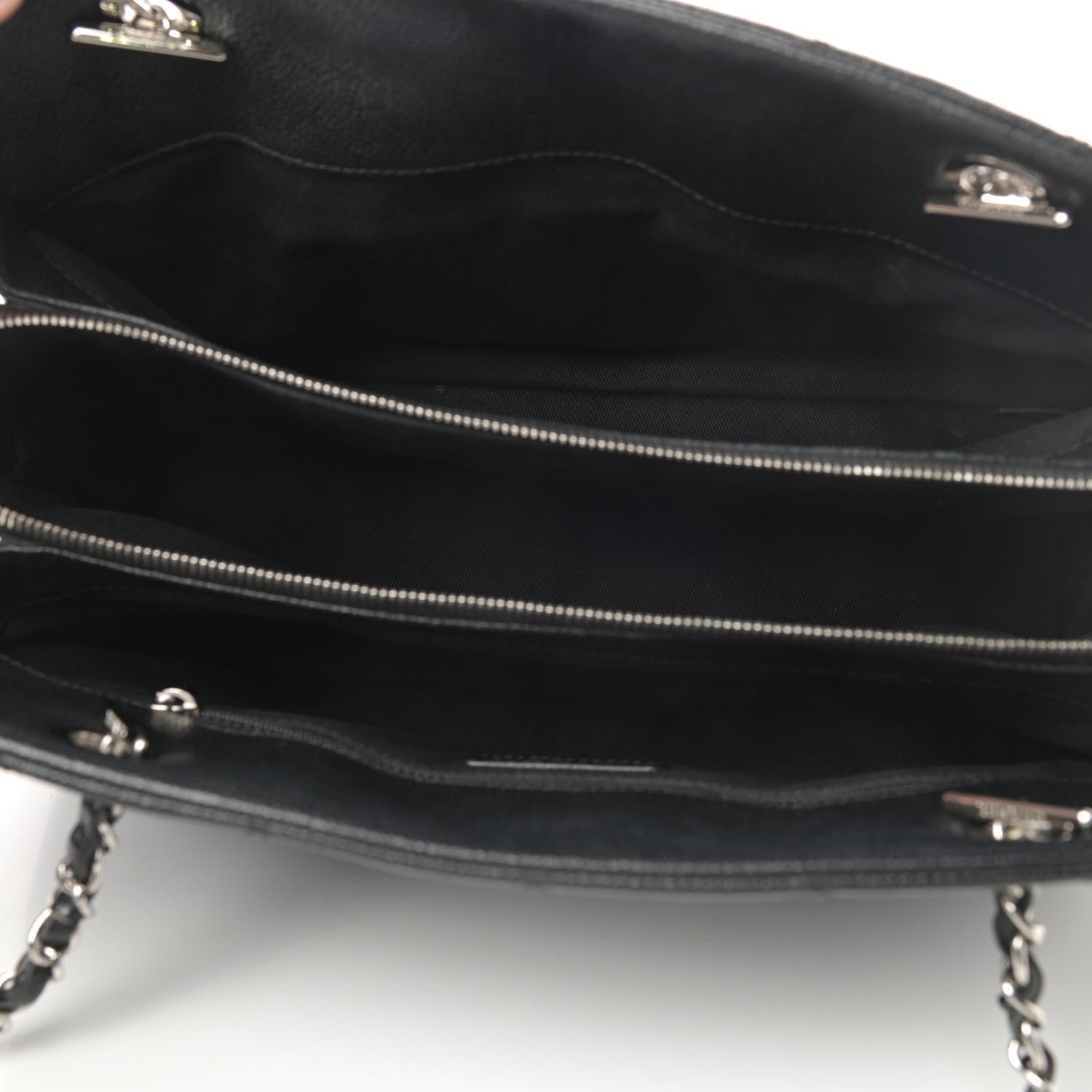 Chanel Caviar Quilted Timeless CC Soft Tote Black 5 of 18