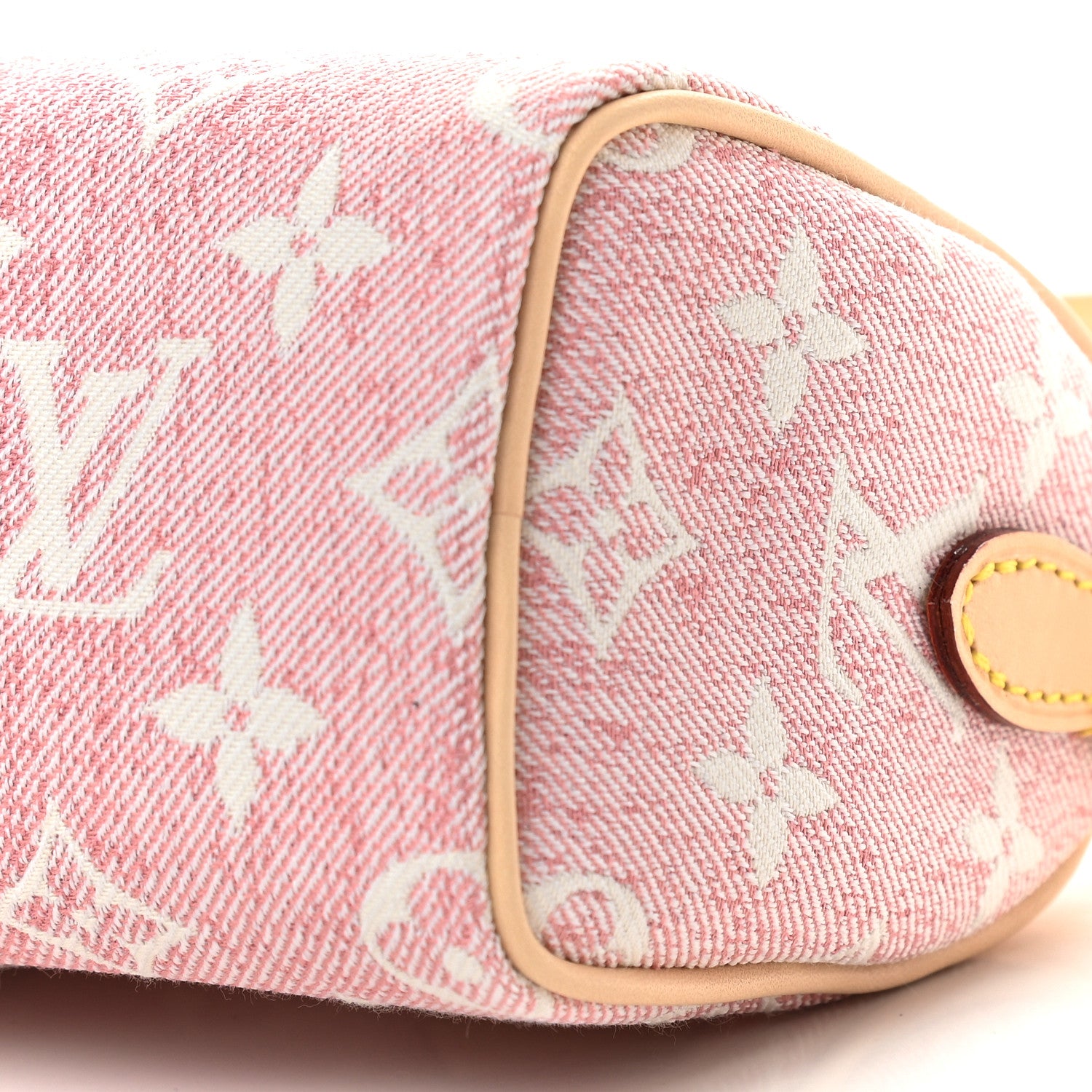 Louis Vuitton Monogram Jacquard Denim Nano Speedy Bandouliere Pink 8 of 8