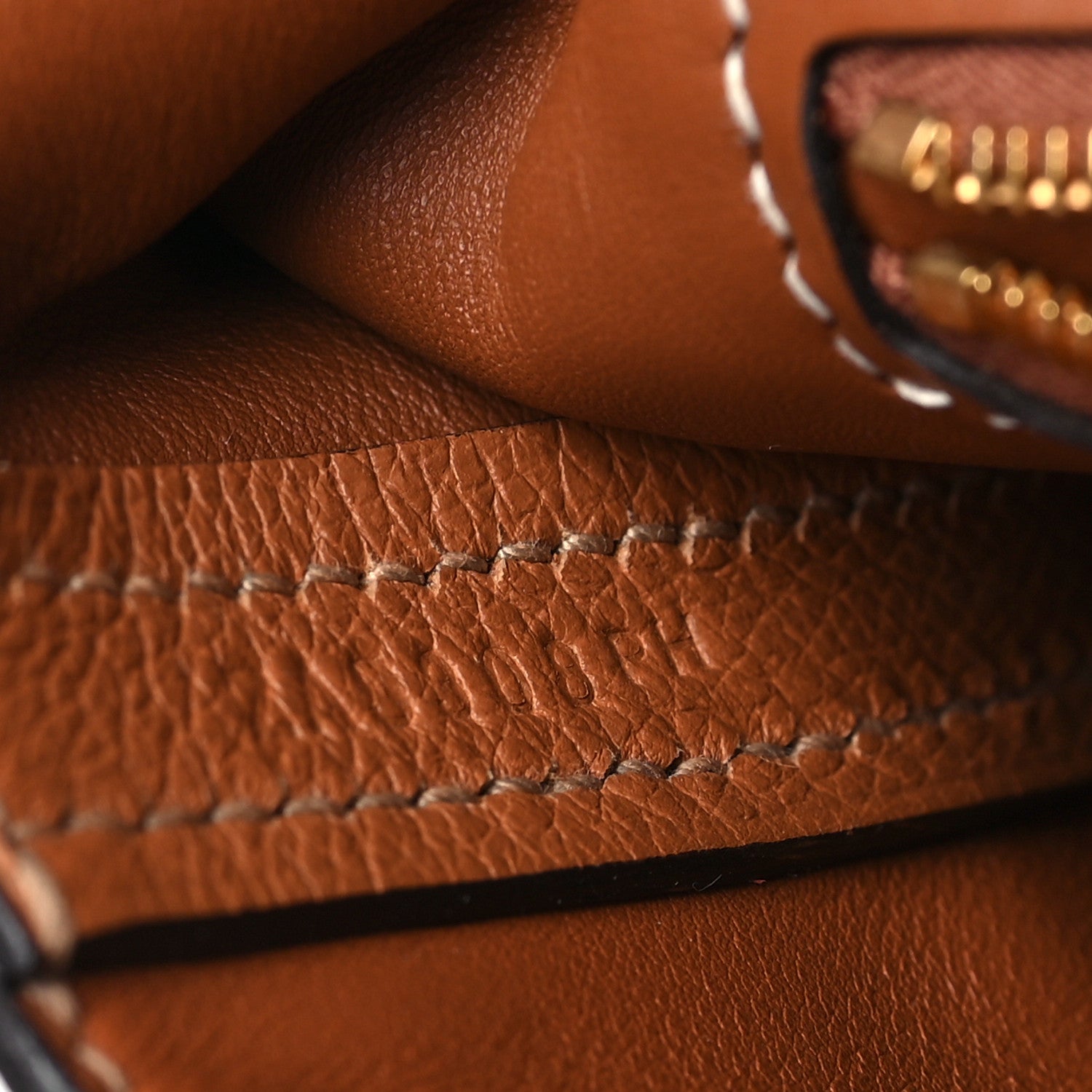 Hermes Evercolor Swift Verso 24/24 21 Chai Gold 7 of 11