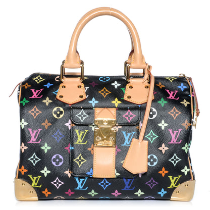Louis Vuitton Monogram Multicolor Speedy 30 Black 1 of 7
