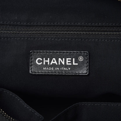 Chanel Iridescent Calfskin Chic Quilt Bowling Bag Black 6 of 13