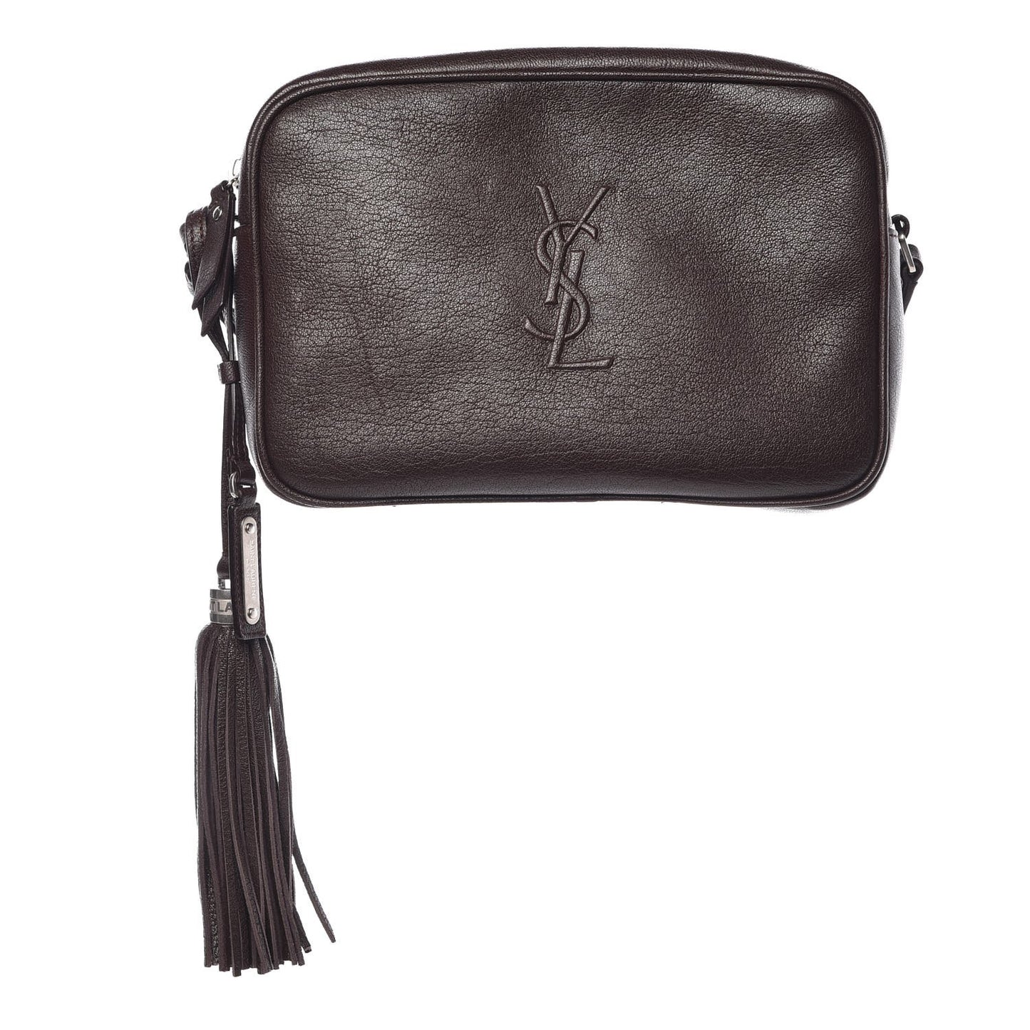 Lambskin Monogram Small Lou Camera Bag Black Tulipe