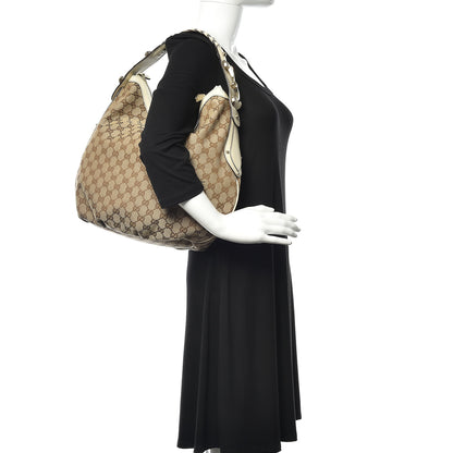 Gucci Monogram Medium Pelham Hobo Off White 2 of 10