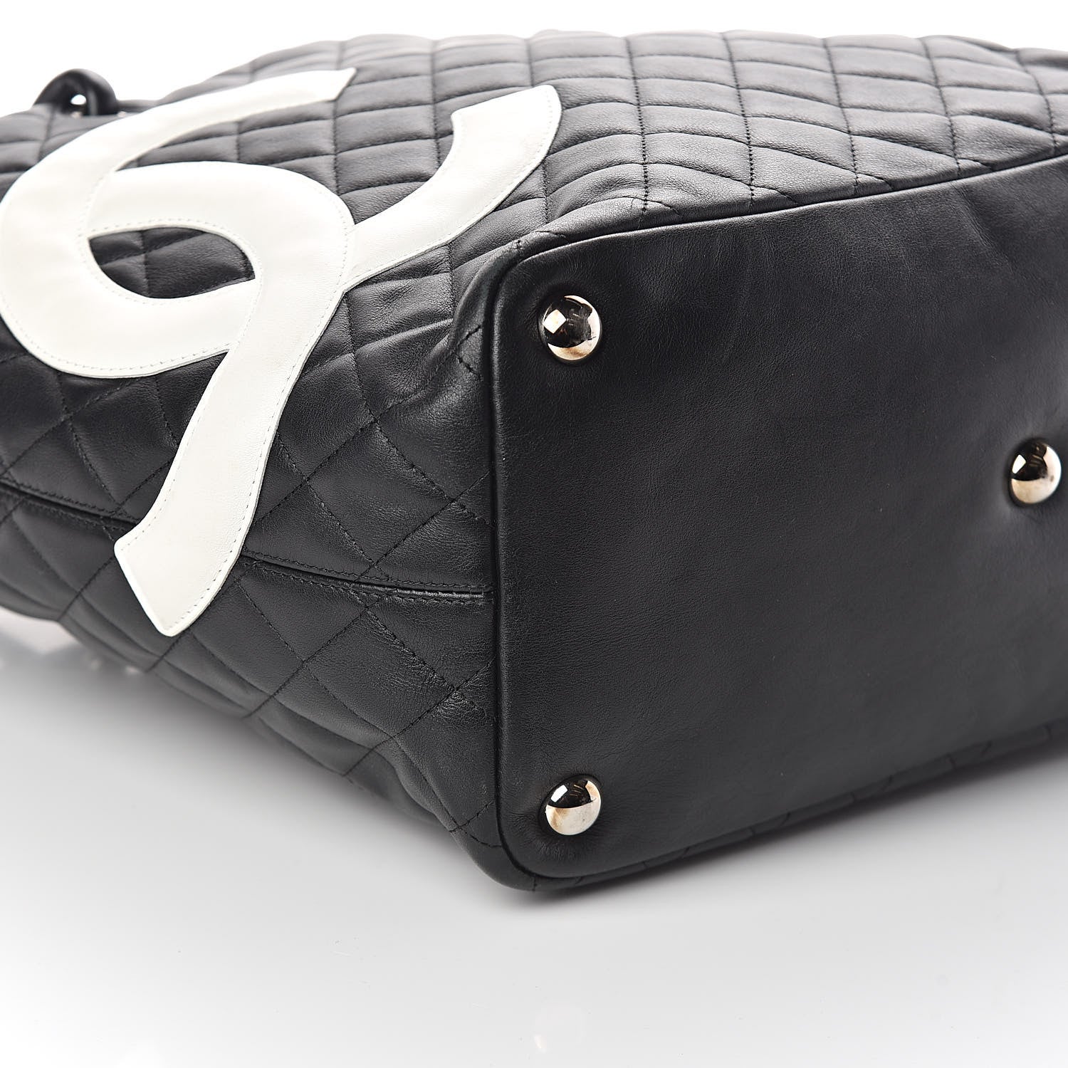 Chanel Calfskin Quilted Large Cambon Tote Black 9 of 10